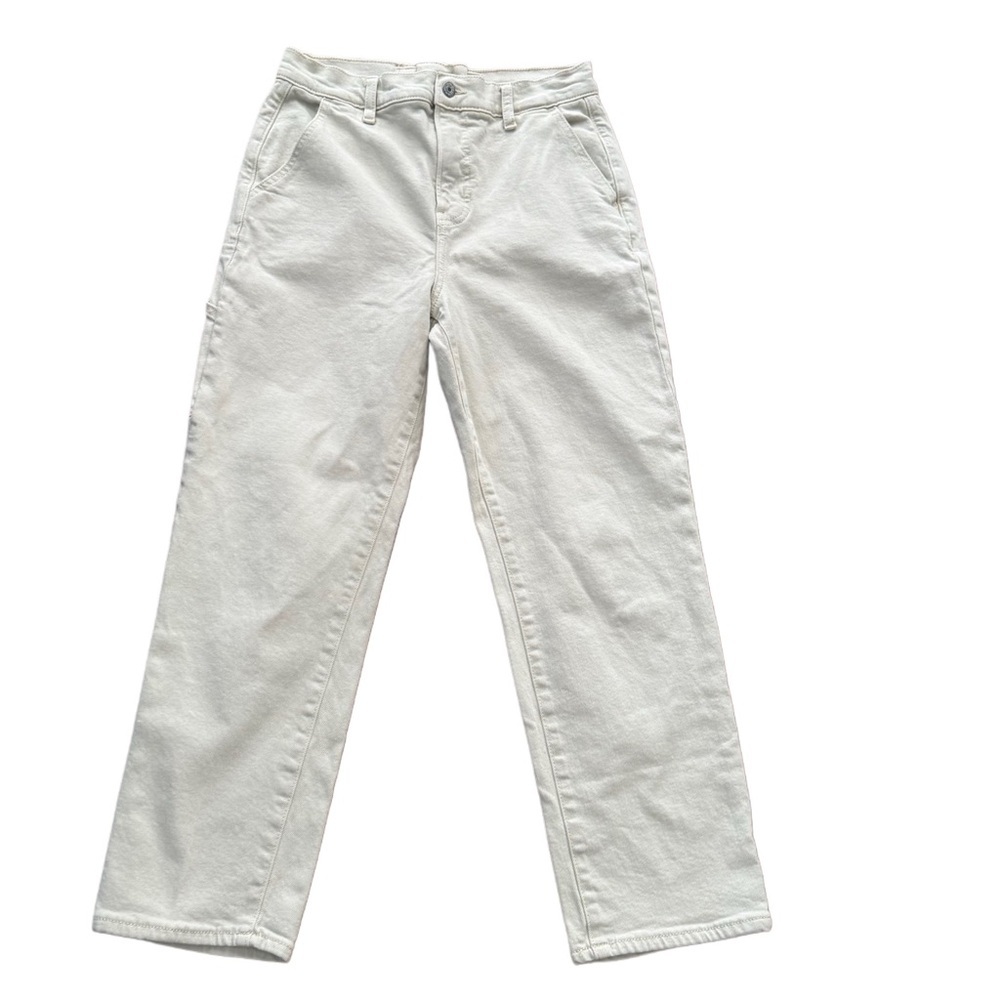Old Navy White Straight Leg Women's Jeans